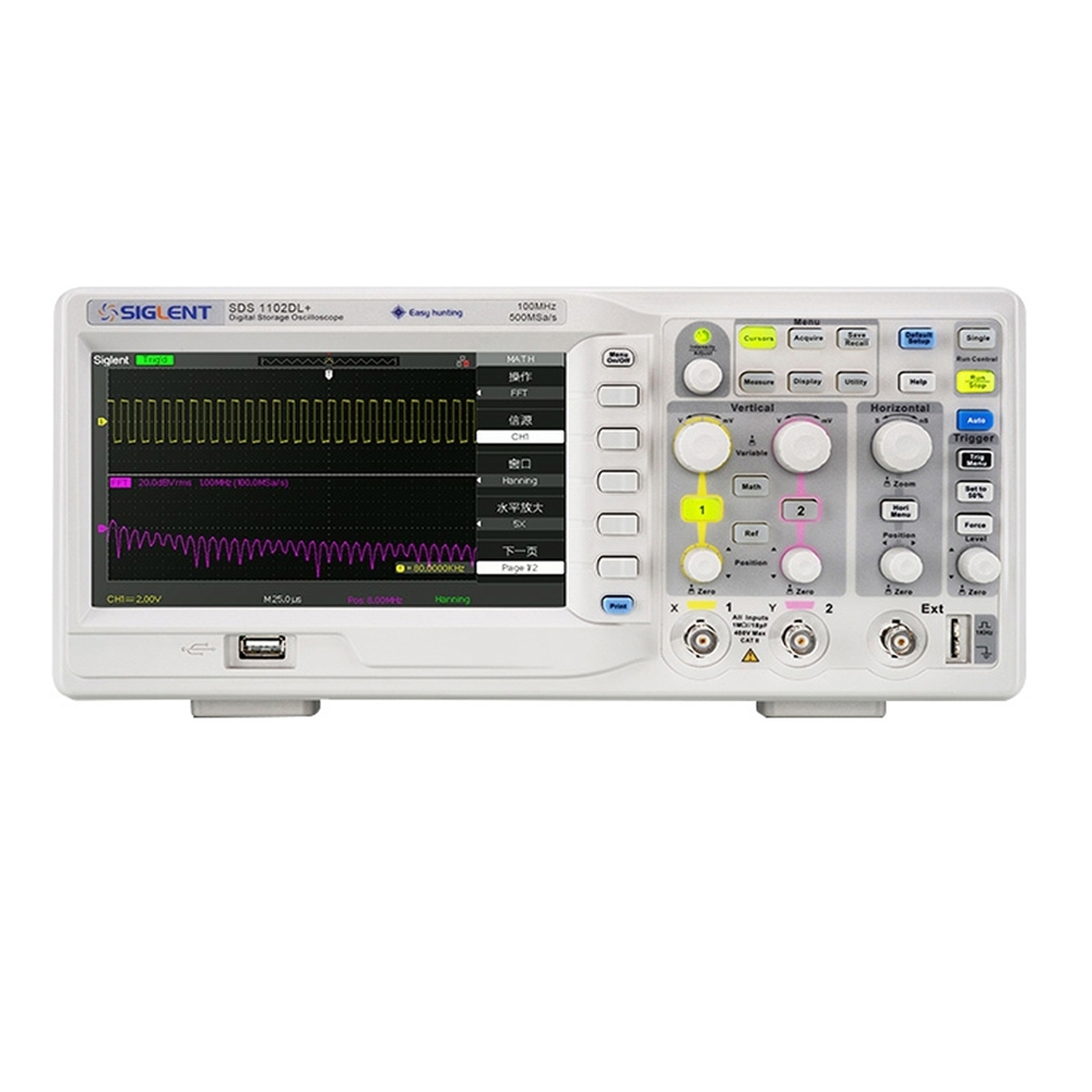 시글런트 오실로스코프 SDS1102DL+(대체품 SDS1102CML+)