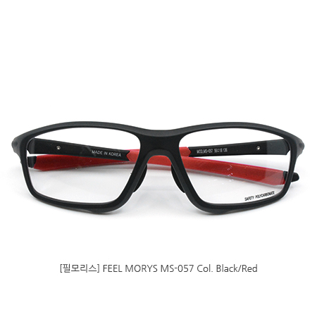 필모리스 스포츠고글 FEEL MORYS MS057 Black/Red (배드민턴,자전거)