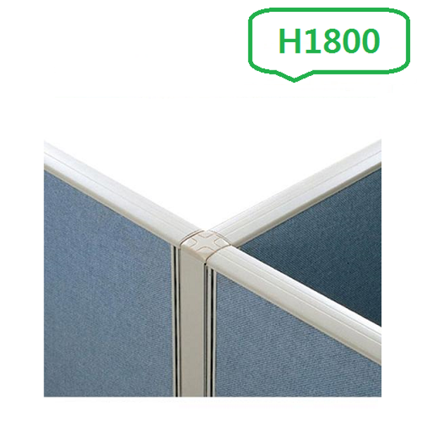 ⓢ[별도배송]45T PVC 파티션 일반형  코너기둥(H1800)
