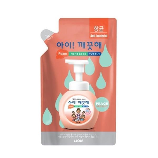 ⓢ아이깨끗해 핸드워시 리필(모이스처복숭아/200ml/라이온코리아)