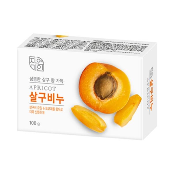 ⓢ무궁화 자연미인 살구비누 100g