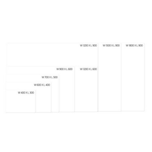 ⓢ[별도배송]고무자석 화이트보드(400*300mm/MRMB-WB4030/마그피아)