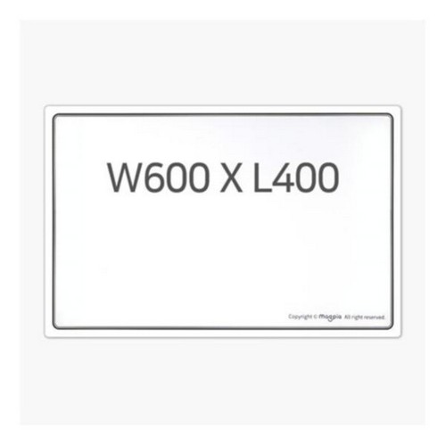 ⓢ[별도배송]고무자석 화이트보드(600*400mm/MRMB-WB6040/마그피아)