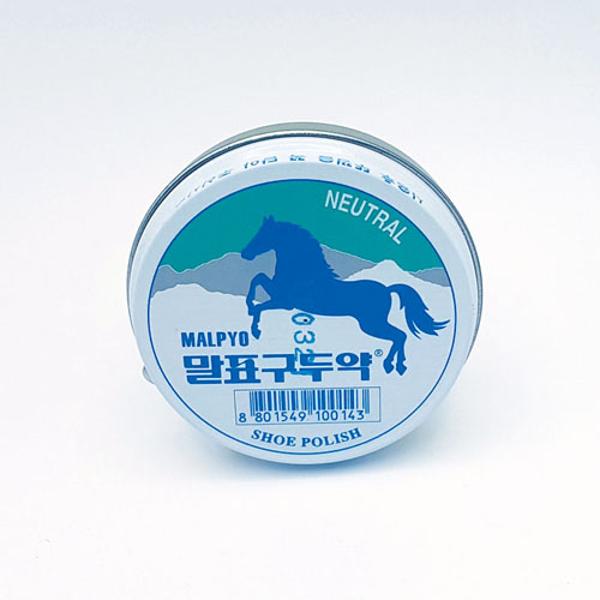 ⓢ말표 구두약 40g 무색