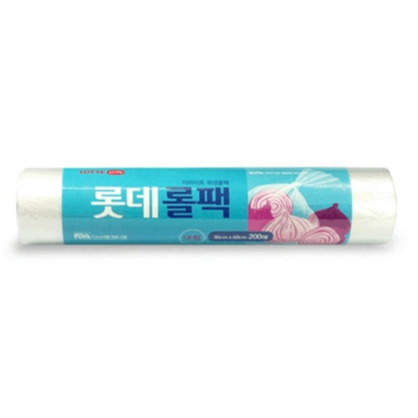 ⓢ롯데 위생롤팩(대/30*40cm/200매/롯데 이라이프)