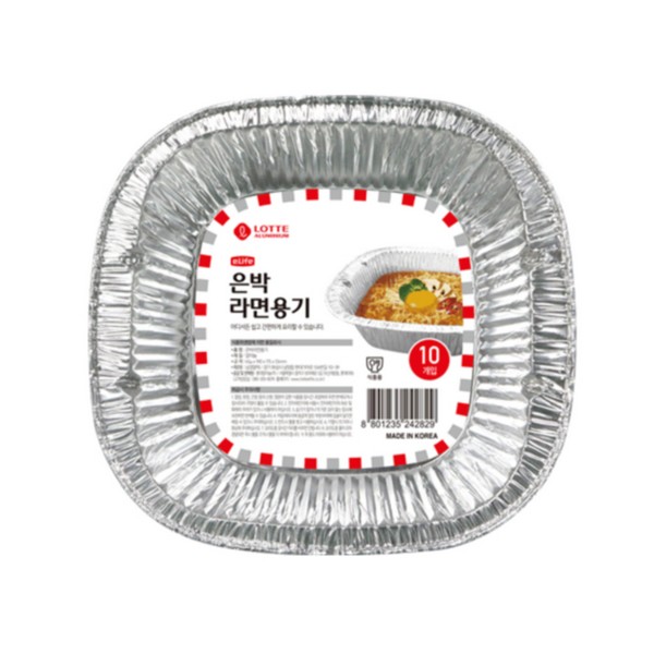 ⓢ은박 라면용기(10개입/롯데 이라이프)