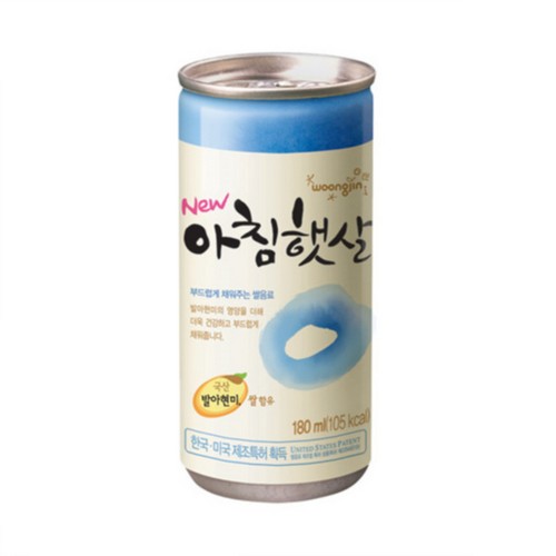 ⓒ[별도배송]웅진 현미아침햇살(180ml*15캔)