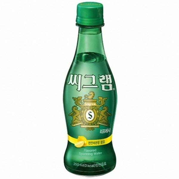 ⓒ[별도배송]씨그램 천연레몬향(350ml*24개/BOX/코카콜라)