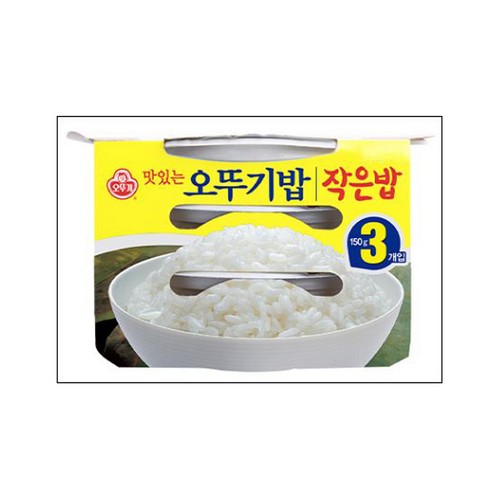 ⓢ맛있는 오뚜기밥 작은밥(150g/3EA/오뚜기)