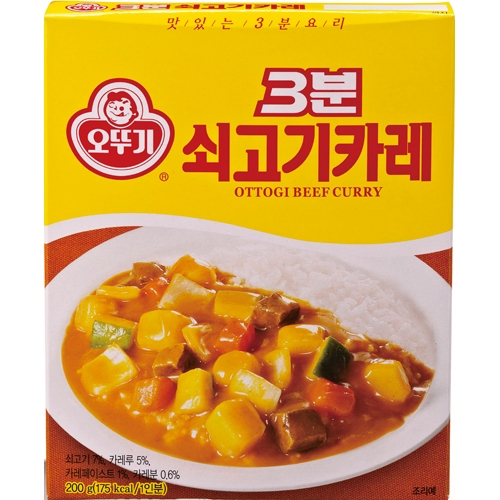 ⓢ3분 쇠고기카레(200g/오뚜기)