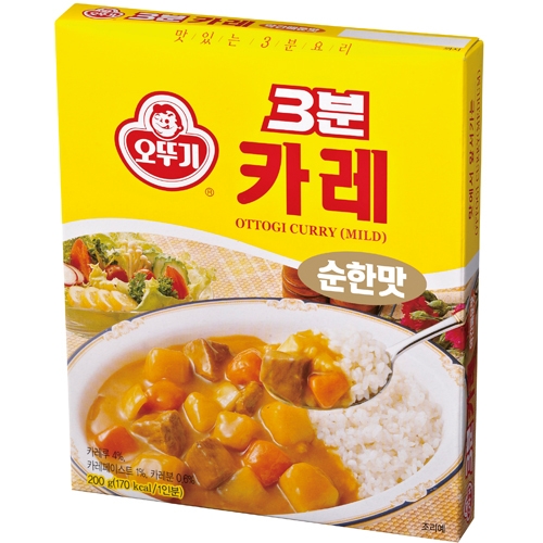 ⓢ3분 카레 약간매운맛(200g/오뚜기)