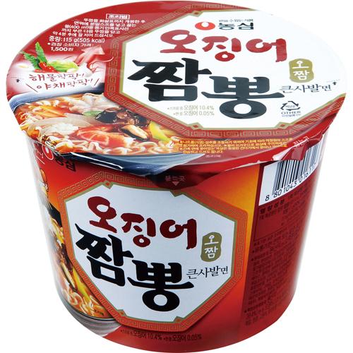 ⓢ[별도배송]오징어짬뽕 큰컵(115g*16개/BOX/농심)