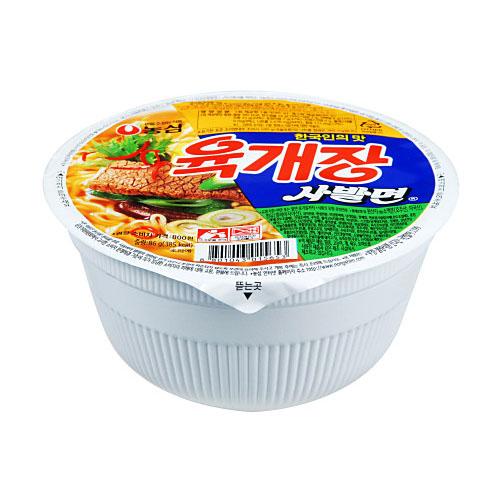 ⓢ육개장 작은사발(86g*24개/Box/농심)