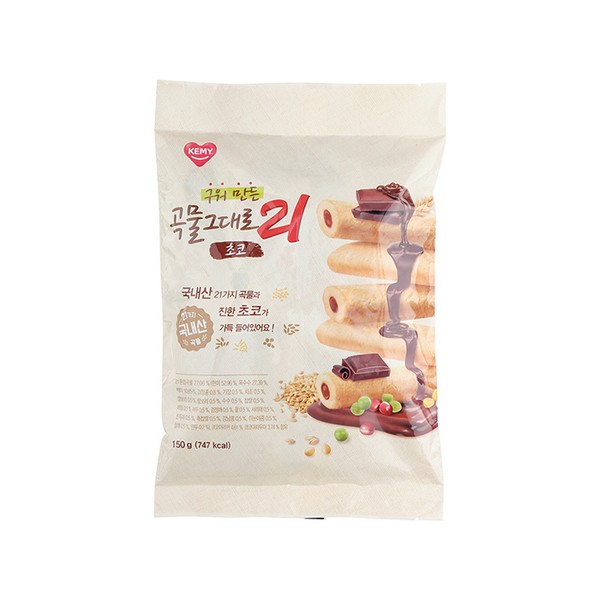 ⓢ구워만든 곡물그대로21 초코(150g/개미식품)