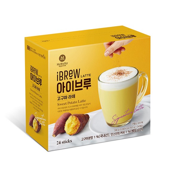 ⓔⓢiBrew(아이브루) 고구마 라떼(17g*24T/한국맥널티)