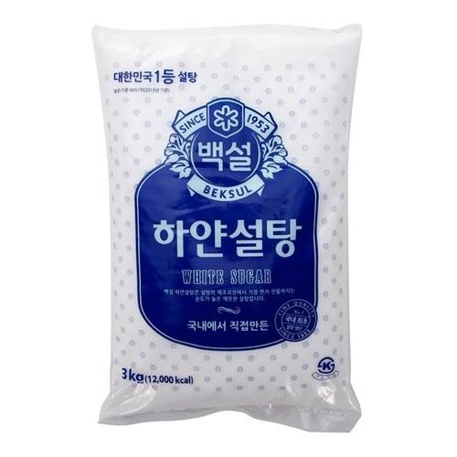 ⓢ[별도배송]백설 백설탕 3Kg