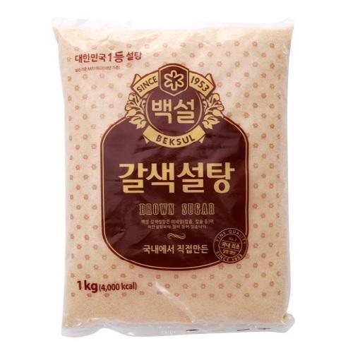 ⓢ[별도배송]백설 황설탕 1Kg