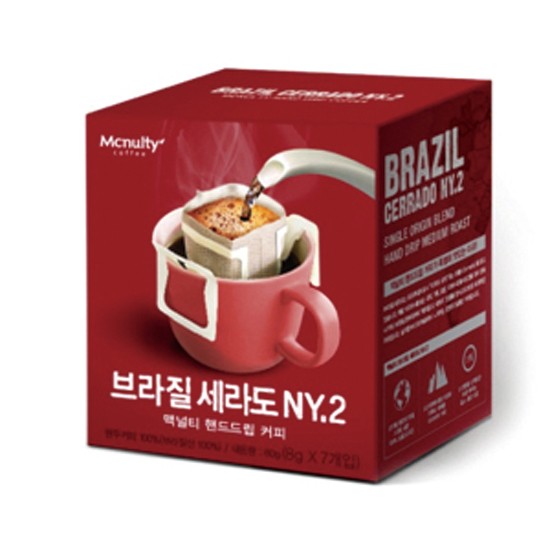 ⓢ핸드 드립커피(8g*7T/브라질 세라도 NY2/맥널티)