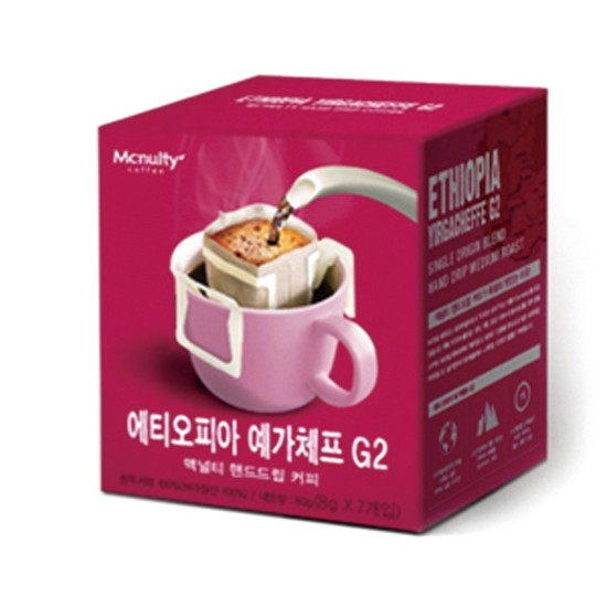 ⓢ핸드 드립커피(8g*7T/에티오피아 예가체프 G2/맥널티)