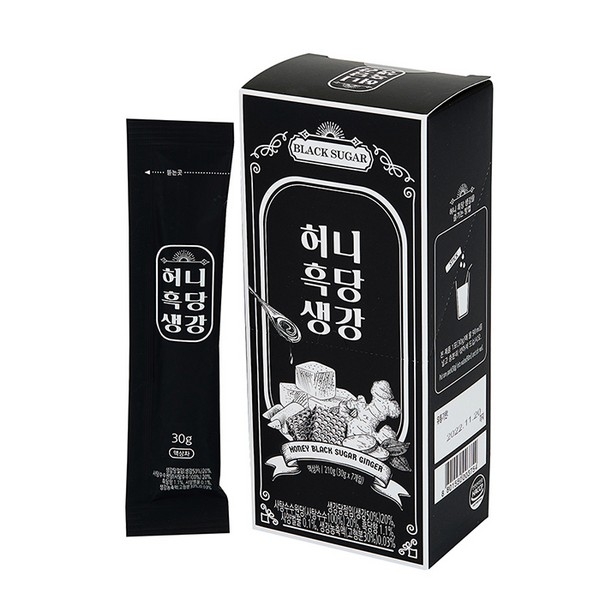 ⓢ다미즐 허니생강 흑당(30gx7T/다정)
