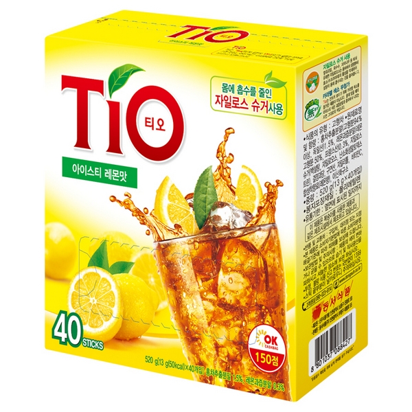 ⓢTIO(티오) 아이스티 레몬(13g*40T/동서식품)
