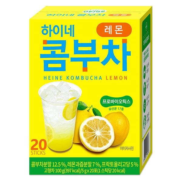 ⓣ하이네 콤부차 레몬(5g*20T/하이네)