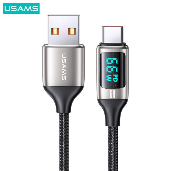 ⓢ디지털디스플레이 C타입 고속 충전 데이터 케이블(SJ543USB02/1.2m/화이트/USAMS)