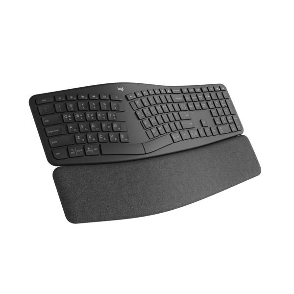 ⓣ[별도배송]인체공학 무선 블루투스 키보드(K860/그래파이트/Logitech)