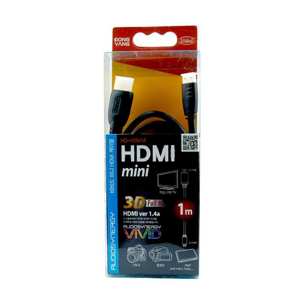 ⓢ미니 HDMI케이블(1M/HD-MINI14/동양)
