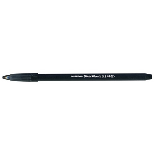 ⓒ사인펜, 문화연필, 프릭스펜, 흑색, 12개입, 0.3mm