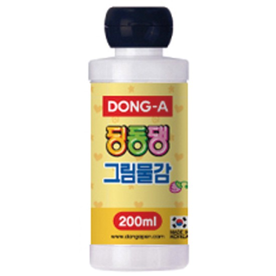 ⓢ딩동댕 그림물감(200ml/검정/동아)