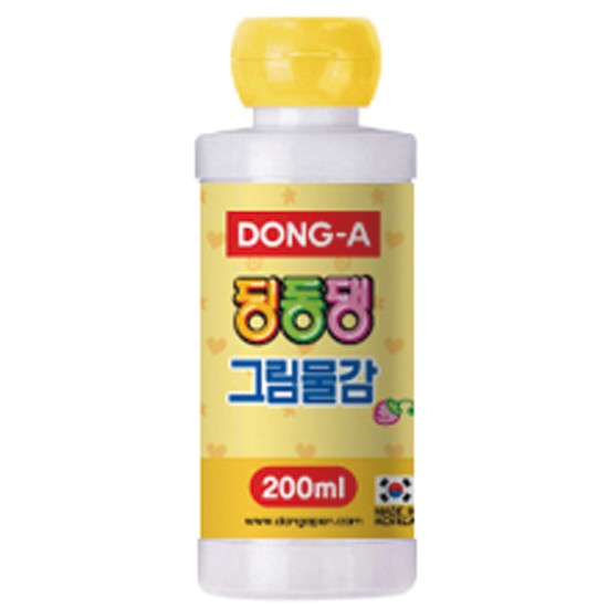 ⓢ딩동댕 그림물감(200ml/노랑/동아)