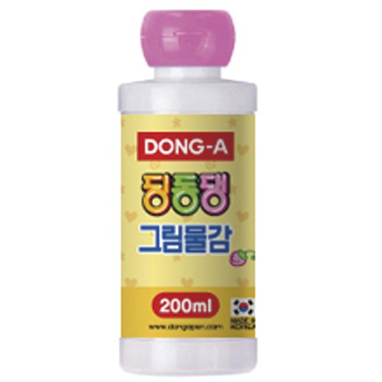 ⓢ딩동댕 그림물감(200ml/분홍/동아)