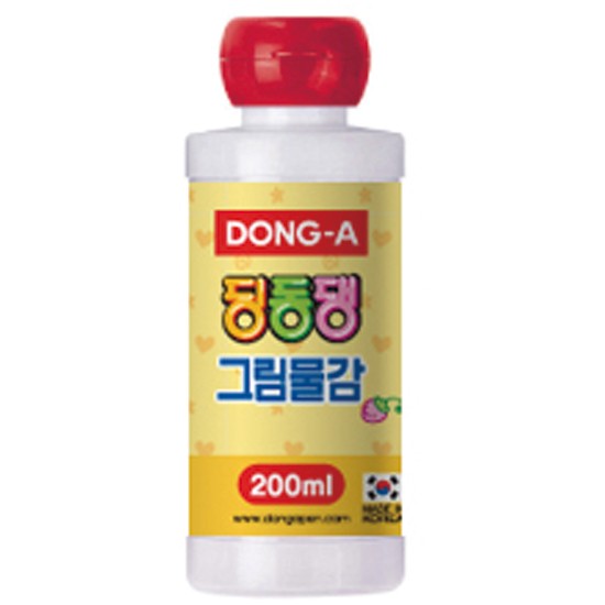 ⓢ딩동댕 그림물감(200ml/빨강/동아)