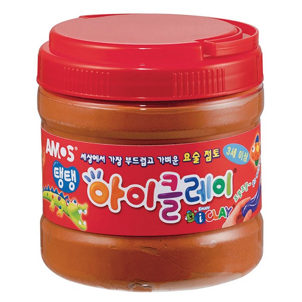 ⓢ탱탱 아이클레이 버켓(400g/갈색)