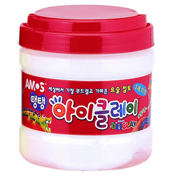 ⓢ탱탱 아이클레이 버켓(400g/흰색)