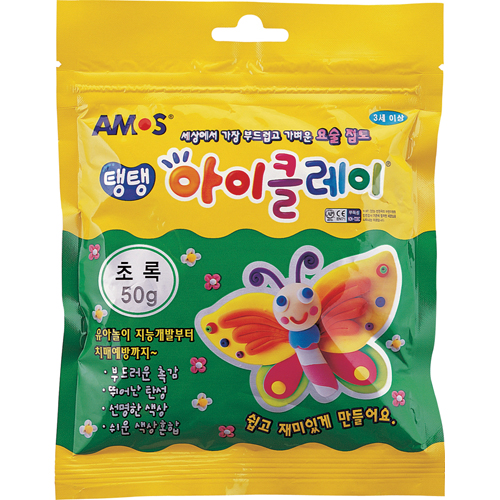 ⓢ탱탱 아이클레이 파우치 초록(50g)