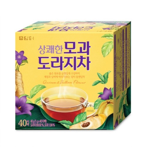 ⓨ상쾌한 모과도라지차(1g*40T/담터)