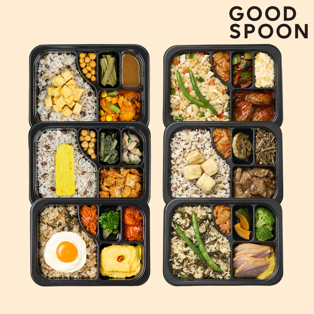 굿스푼 저당 당뇨도시락 임당식단 간편식 12종 6팩 세트 모음