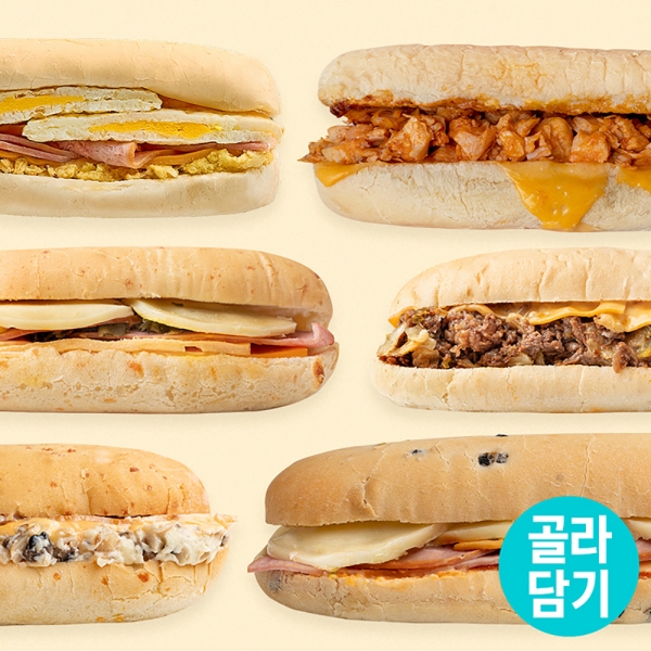 굿스푼 바질치즈 치아바타 샌드위치 외 15종 골라담기 브리또 부리또