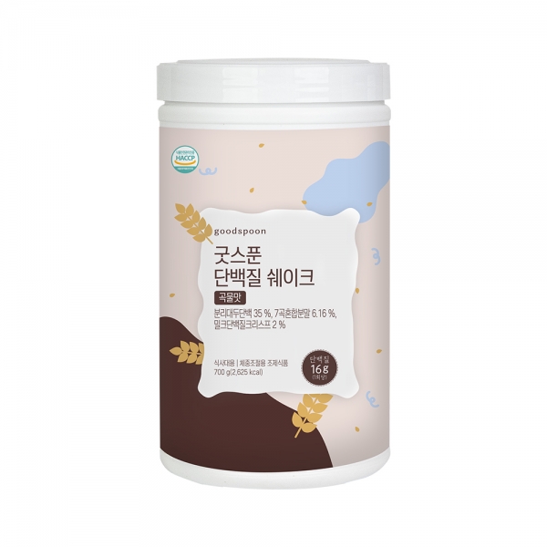 굿스푼 다이어트 맛있는 식사대용 단백질 쉐이크 (곡물맛)