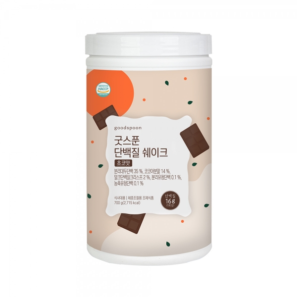굿스푼 다이어트 맛있는 식사대용 단백질 쉐이크 (초코맛)