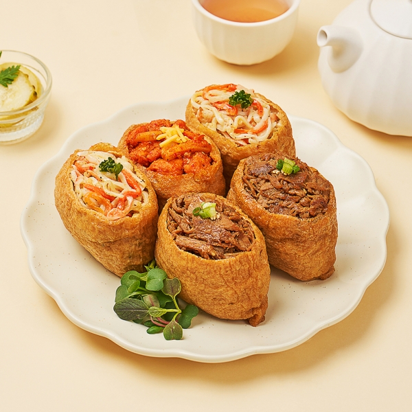 굿스푼 저당 김밥/유부초밥 10종 골라담기 잡곡 곤약 우엉유부 계란 제육 비건 두부 현미밥