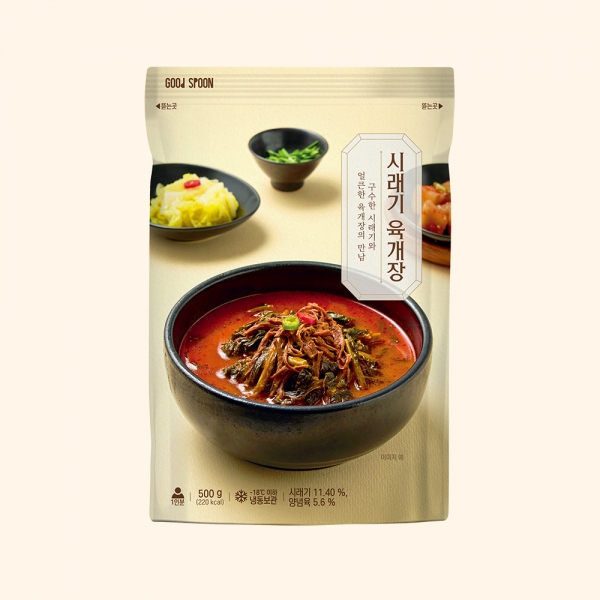 진한 국물 소고기 시래기 육개장 500gX3팩
