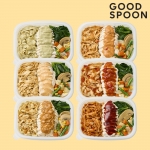 굿스푼 닭가슴살 냉동 파스타&두부면 요리 430g 6종 6팩 밀키트