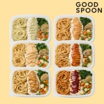 굿스푼 닭가슴살 냉동 파스타&두부면 요리 430g 6종 6팩 밀키트