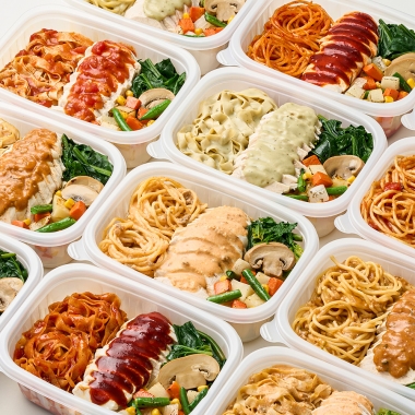 굿스푼 닭가슴살 냉동 파스타&두부면 요리 430g 6종 6팩 밀키트