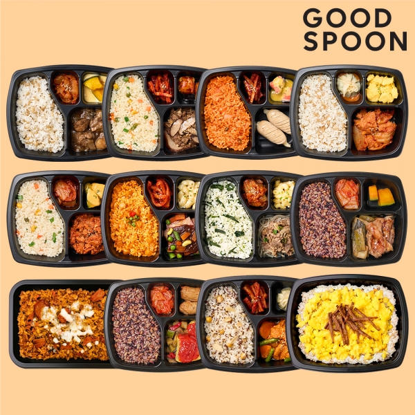 굿스푼 체중조절 식단관리 도시락  12종 12팩 / 2주식단