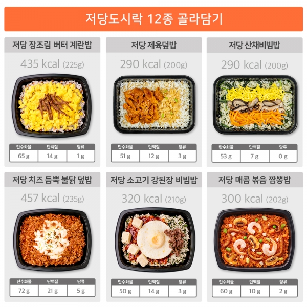 저당 당뇨도시락 단백질 식단 양많은 곤약밥 반찬 파스타 18종 골라담기