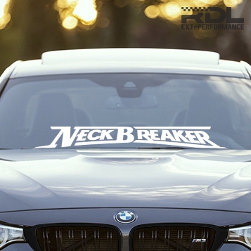 NECKBREAKER 넥브레이커 앞유리 하단 데칼